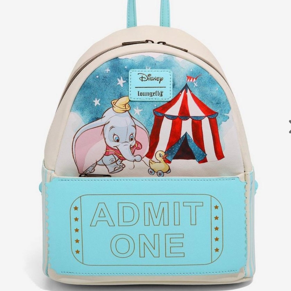 Hot Topic Dumbo Admit One Loungefly. Brand new with Tags attached!